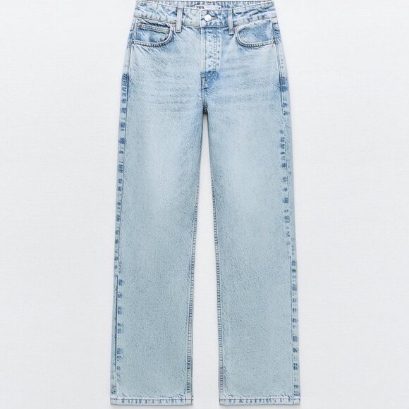 Zara Denim - Zara Light Wash Straight Leg Women's Jeans